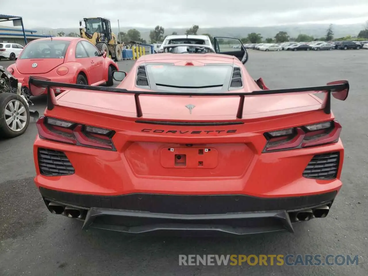 6 fotografías del automóvil dañado 1G1Y82D41L5109152 CHEVROLET CORVETTE 2020