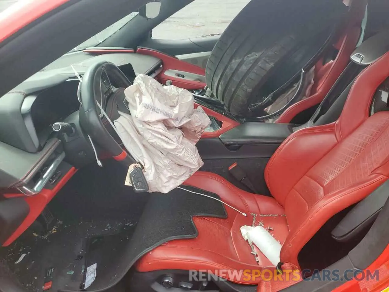 7 fotografías del automóvil dañado 1G1Y82D41L5109152 CHEVROLET CORVETTE 2020