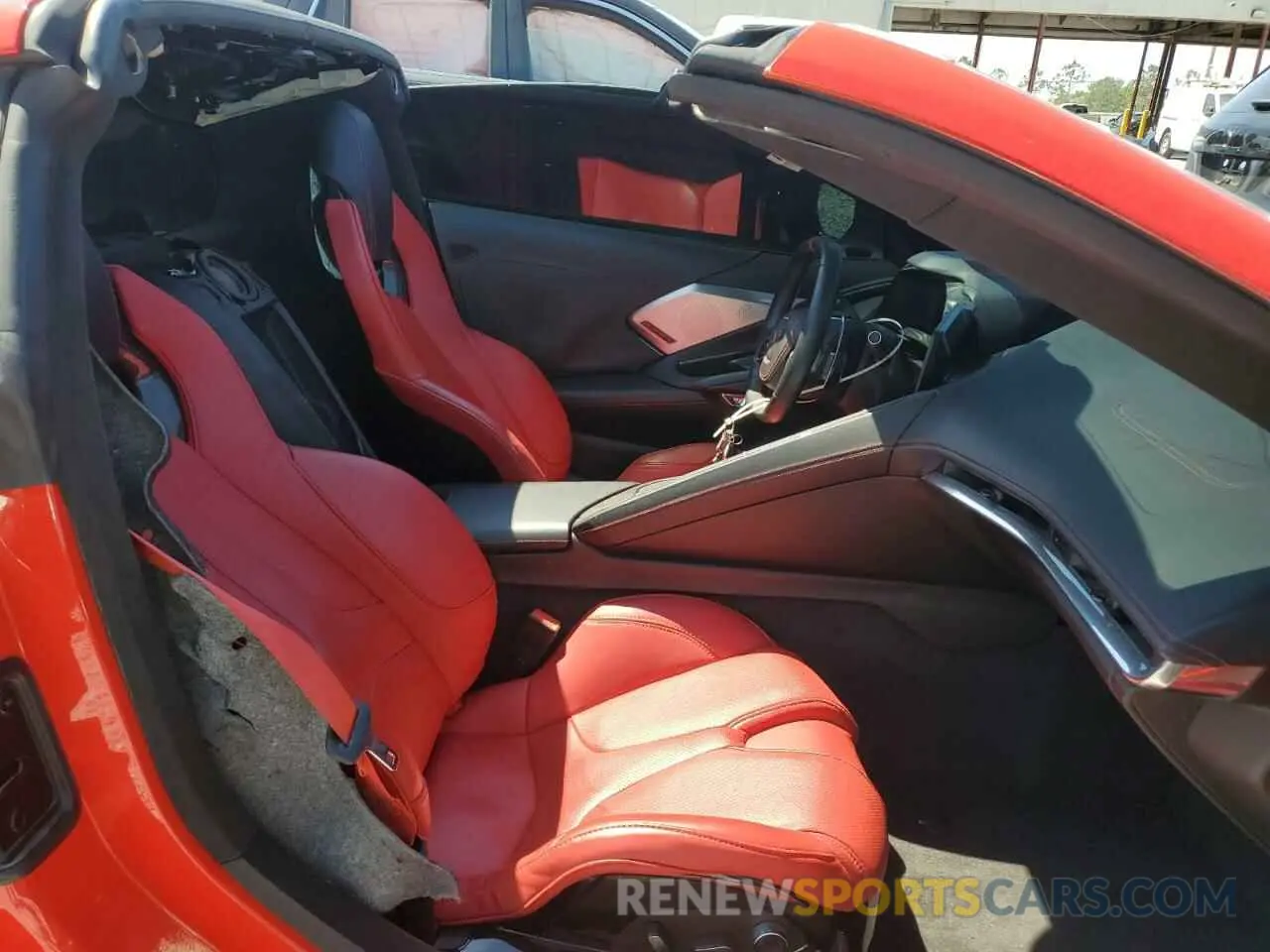 10 fotografías del automóvil dañado 1G1Y82D43L5101442 CHEVROLET CORVETTE 2020