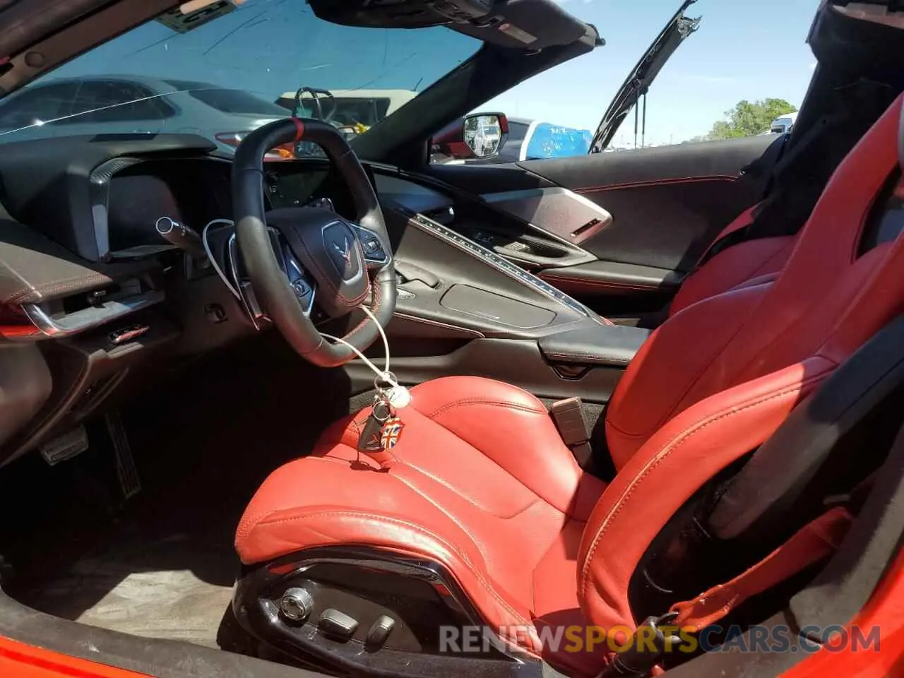 7 fotografías del automóvil dañado 1G1Y82D43L5101442 CHEVROLET CORVETTE 2020