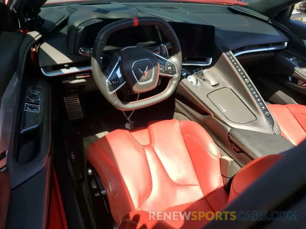 8 fotografías del automóvil dañado 1G1Y82D43L5101442 CHEVROLET CORVETTE 2020