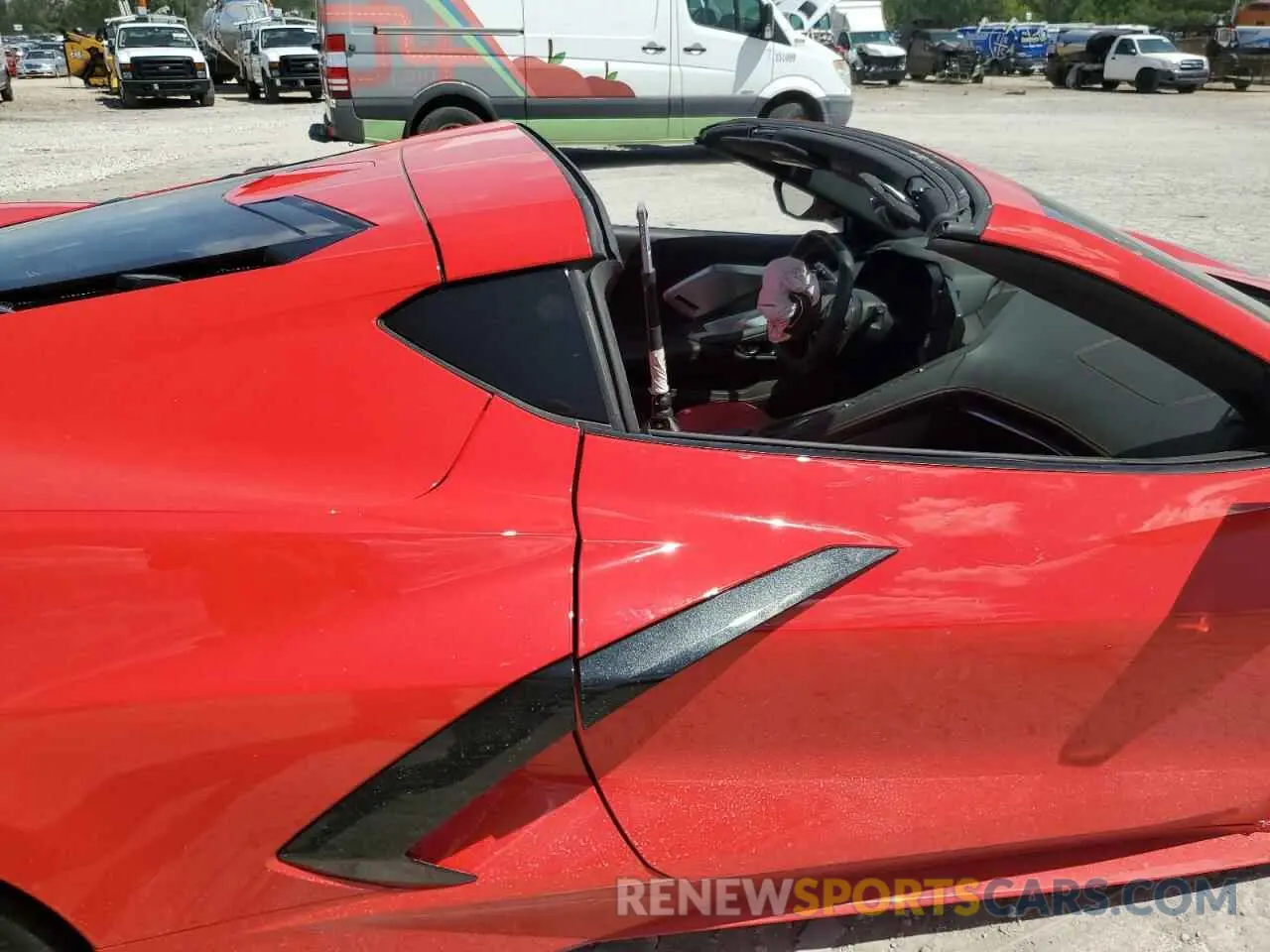 10 fotografías del automóvil dañado 1G1Y82D43L5112490 CHEVROLET CORVETTE 2020