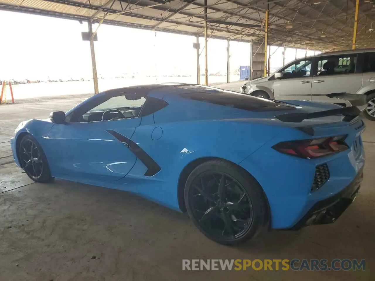 2 fotografías del automóvil dañado 1G1Y82D45L5104956 CHEVROLET CORVETTE 2020
