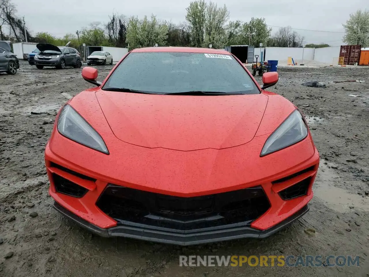 5 fotografías del automóvil dañado 1G1Y83D46L5111601 CHEVROLET CORVETTE 2020