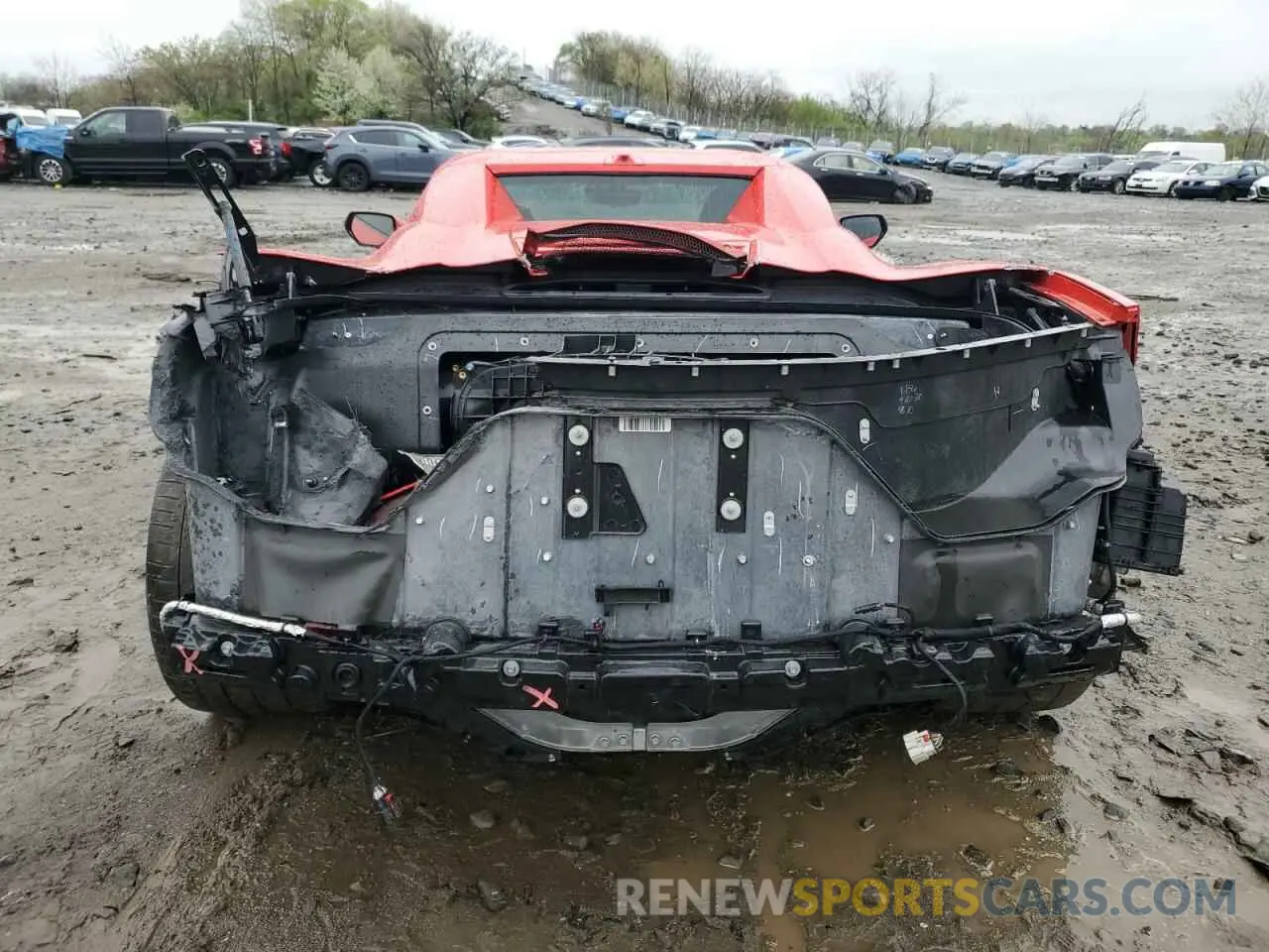 6 fotografías del automóvil dañado 1G1Y83D46L5111601 CHEVROLET CORVETTE 2020