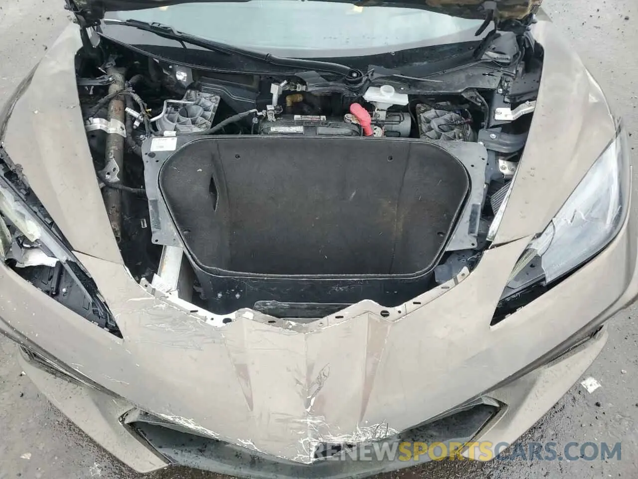 11 fotografías del automóvil dañado 1G1YB2D40M5110151 CHEVROLET CORVETTE 2021