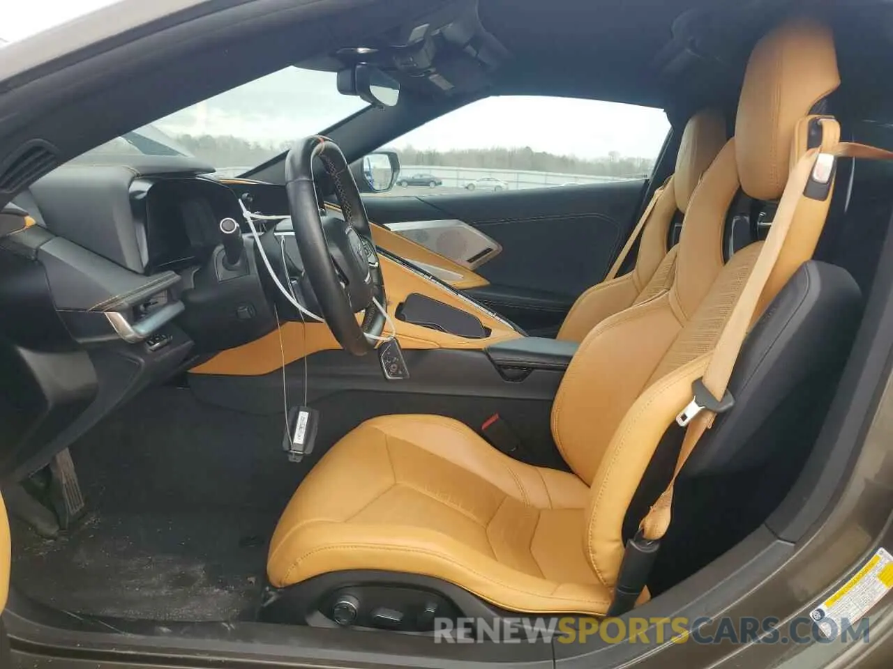 7 fotografías del automóvil dañado 1G1YB2D40M5110151 CHEVROLET CORVETTE 2021