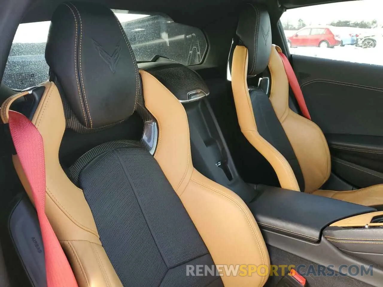 10 fotografías del automóvil dañado 1G1YB2D49M5100539 CHEVROLET CORVETTE 2021