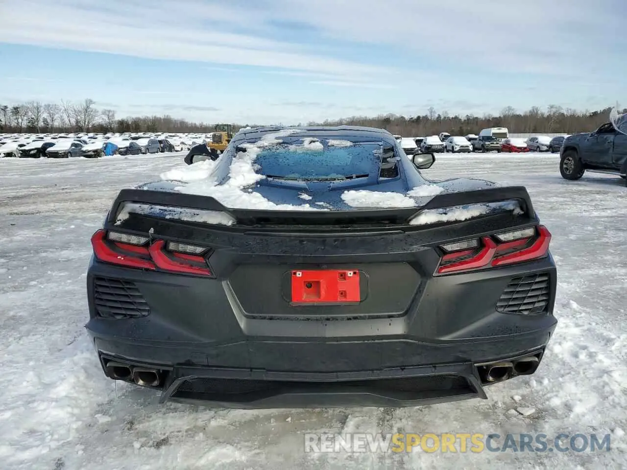 6 fotografías del automóvil dañado 1G1YB2D49M5100539 CHEVROLET CORVETTE 2021