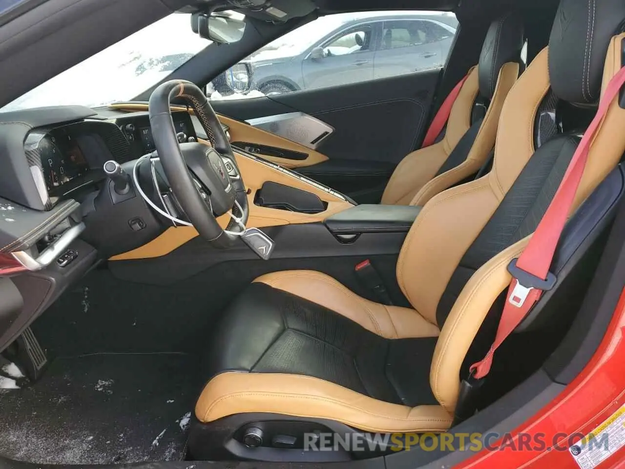 7 fotografías del automóvil dañado 1G1YB2D49M5100539 CHEVROLET CORVETTE 2021