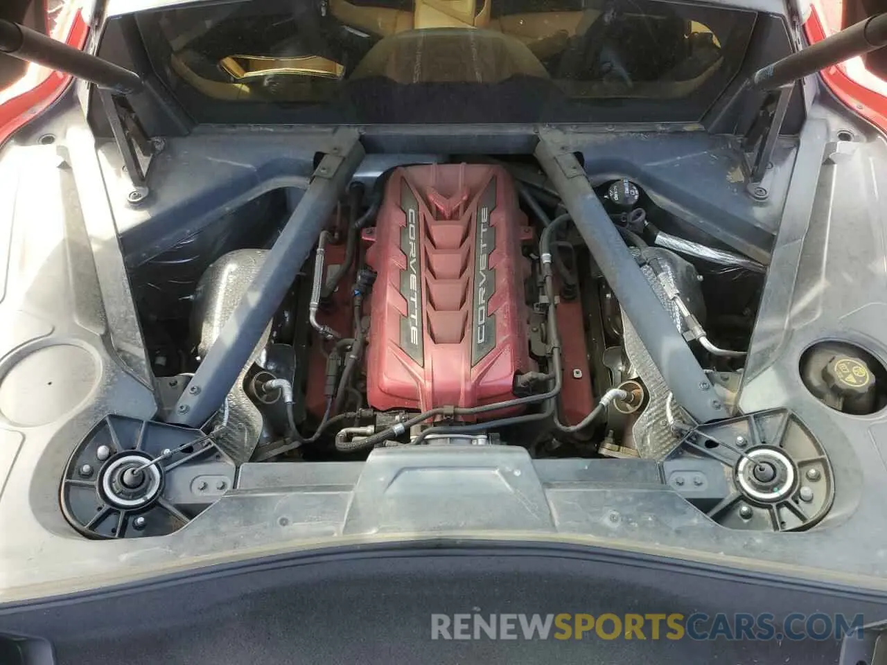 12 fotografías del automóvil dañado 1G1YC2D4XM5100398 CHEVROLET CORVETTE 2021