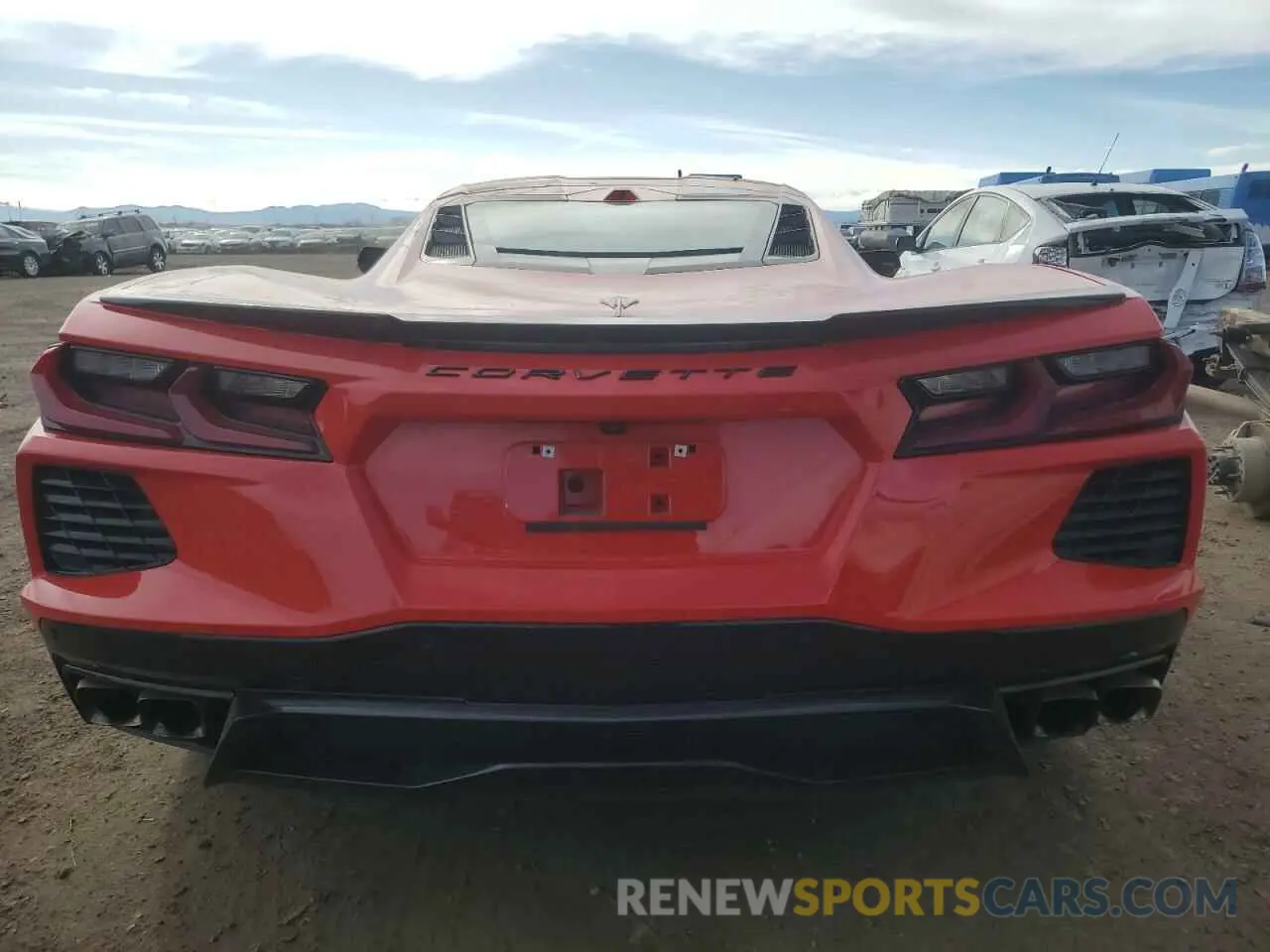 6 fotografías del automóvil dañado 1G1YC2D4XM5100398 CHEVROLET CORVETTE 2021