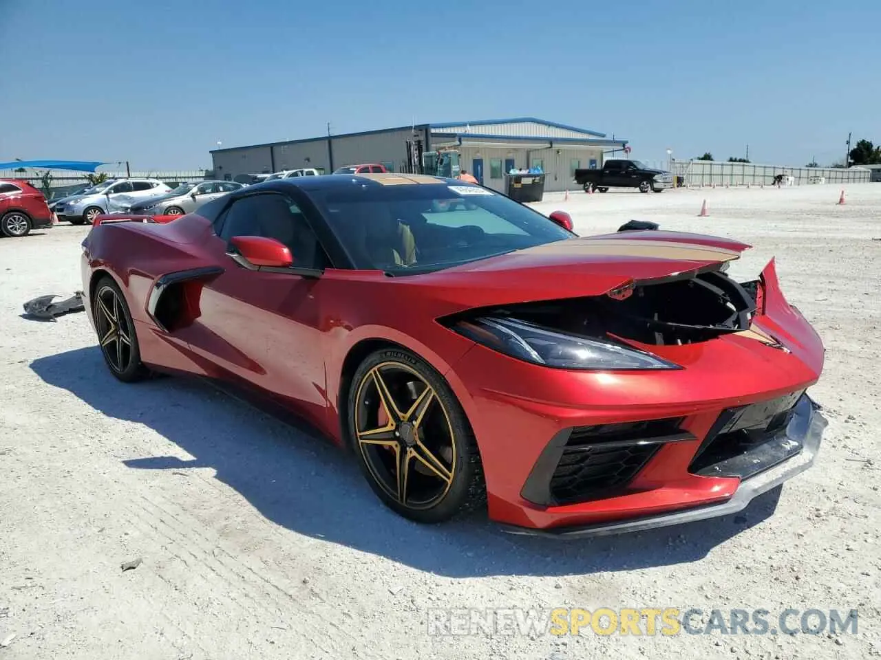 4 fotografías del automóvil dañado 1G1YC3D43M5103097 CHEVROLET CORVETTE 2021