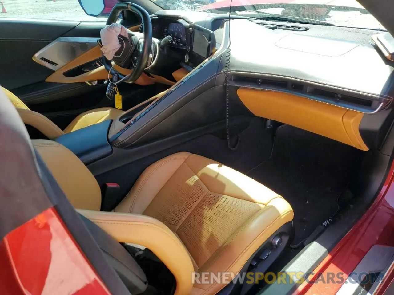 8 fotografías del automóvil dañado 1G1YC3D43M5103097 CHEVROLET CORVETTE 2021