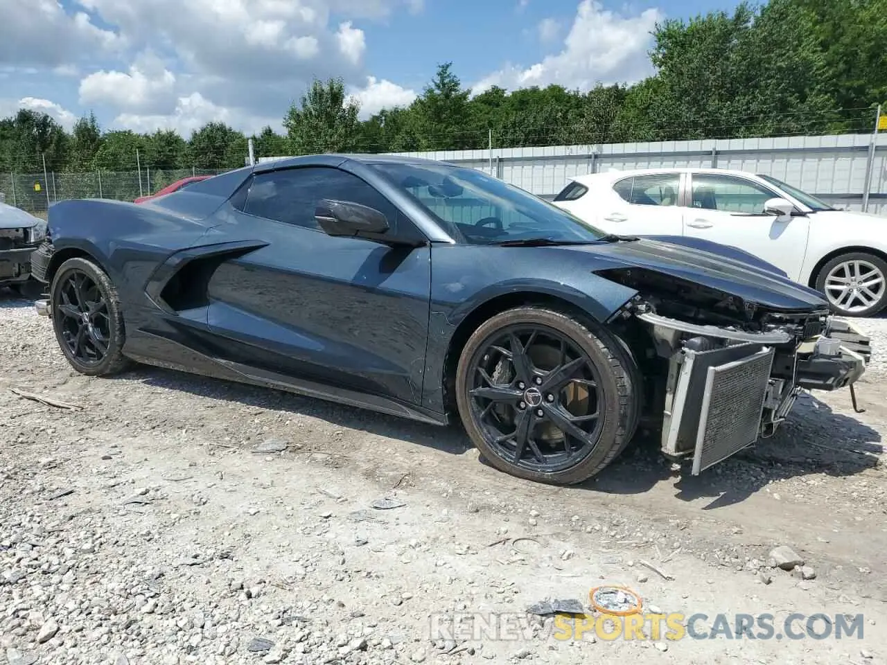 4 fotografías del automóvil dañado 1G1YC3D43M5113029 CHEVROLET CORVETTE 2021