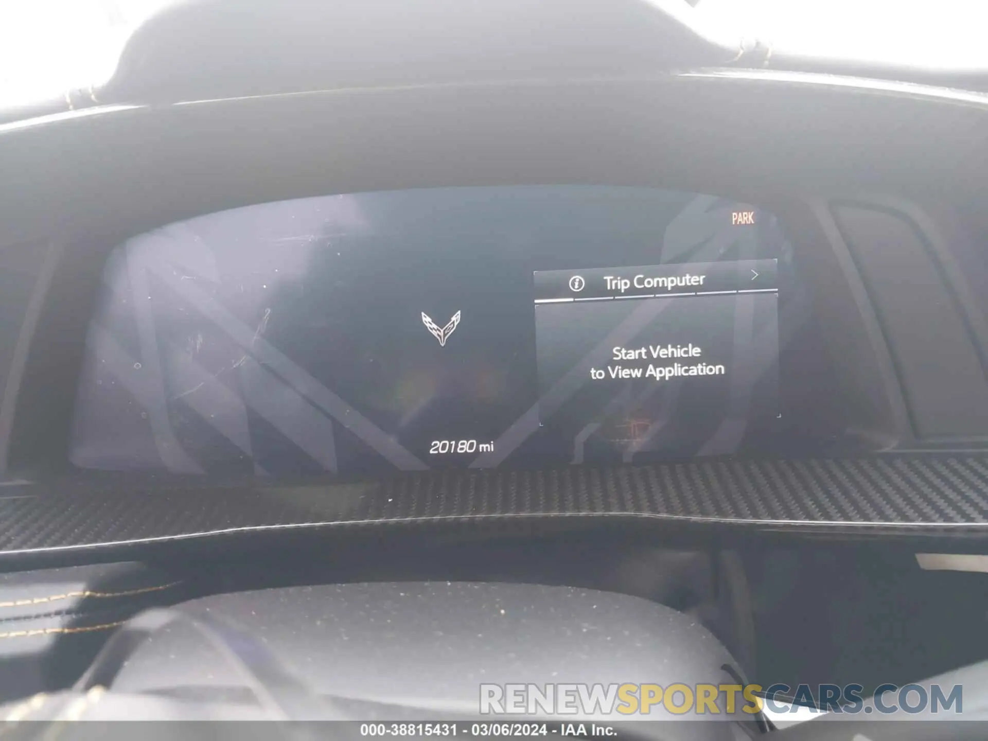 15 fotografías del automóvil dañado 1G1YC3D49M5114105 CHEVROLET CORVETTE 2021