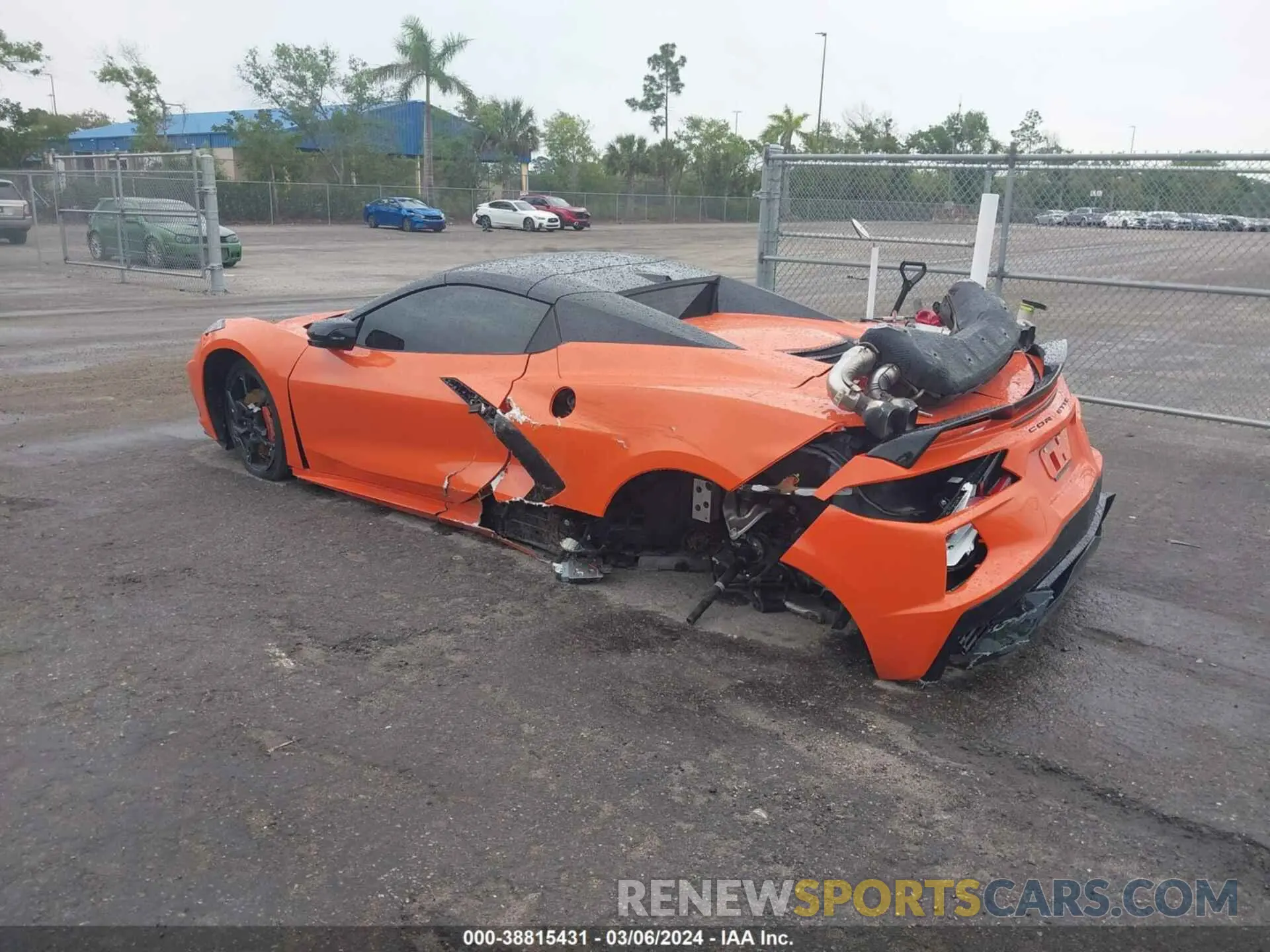 3 fotografías del automóvil dañado 1G1YC3D49M5114105 CHEVROLET CORVETTE 2021
