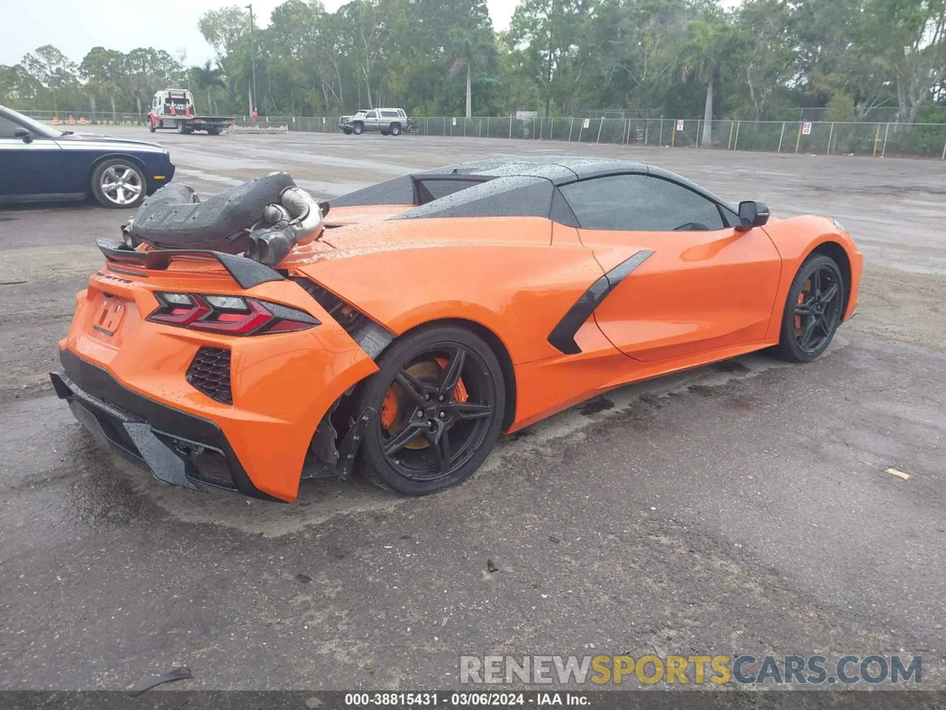 4 fotografías del automóvil dañado 1G1YC3D49M5114105 CHEVROLET CORVETTE 2021