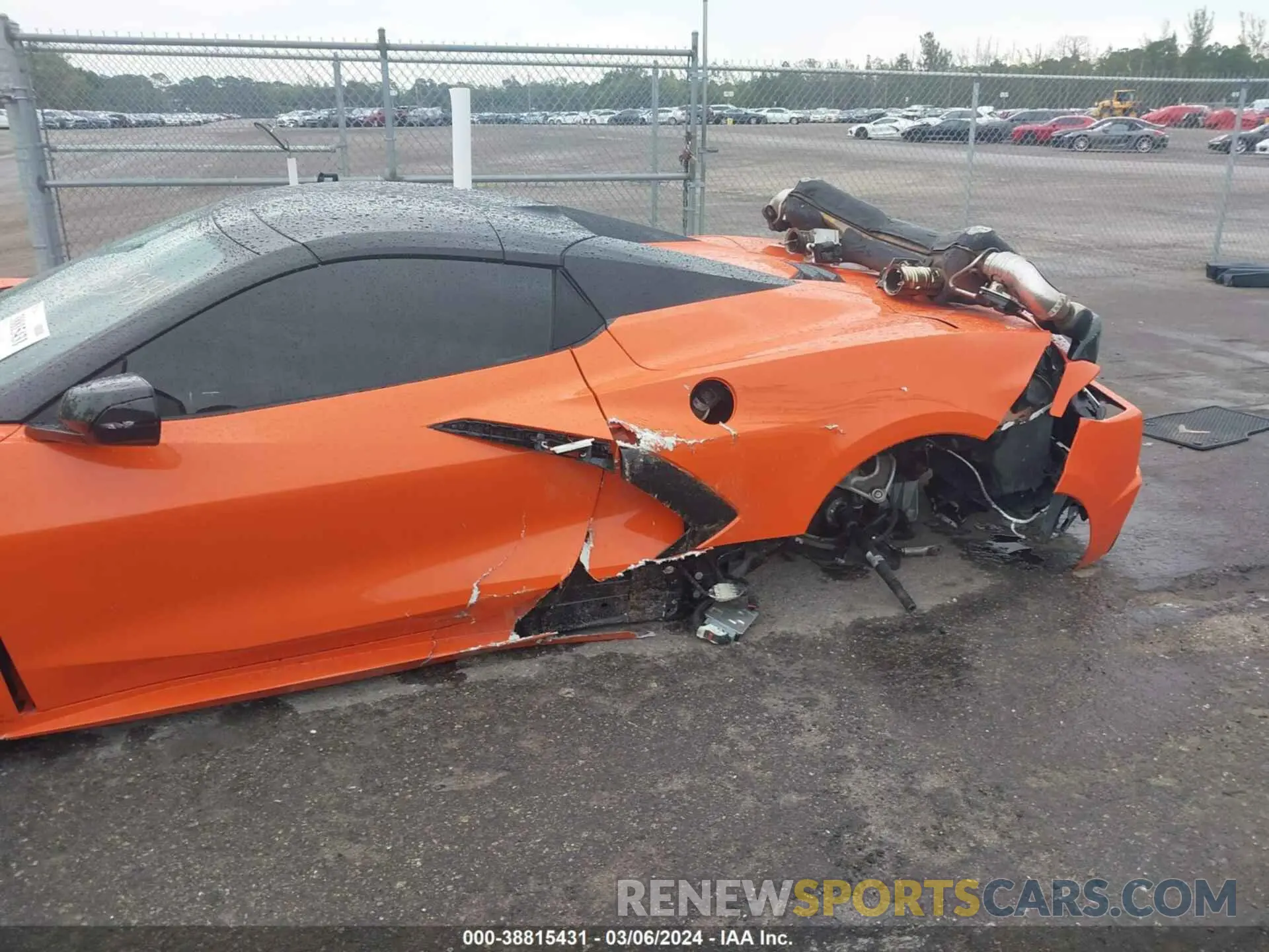 6 fotografías del automóvil dañado 1G1YC3D49M5114105 CHEVROLET CORVETTE 2021