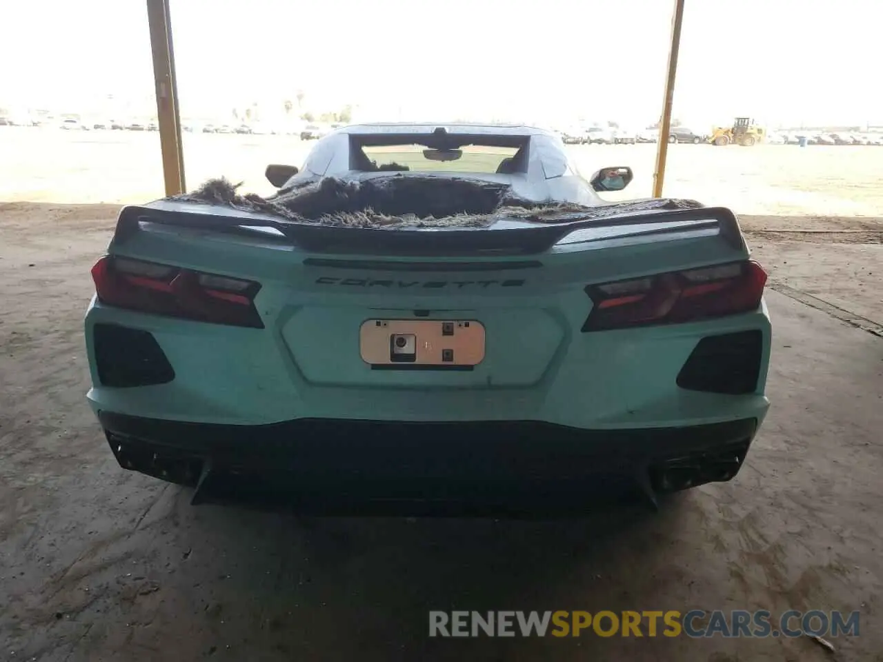 6 fotografías del automóvil dañado 1G1YC3D4XM5105039 CHEVROLET CORVETTE 2021