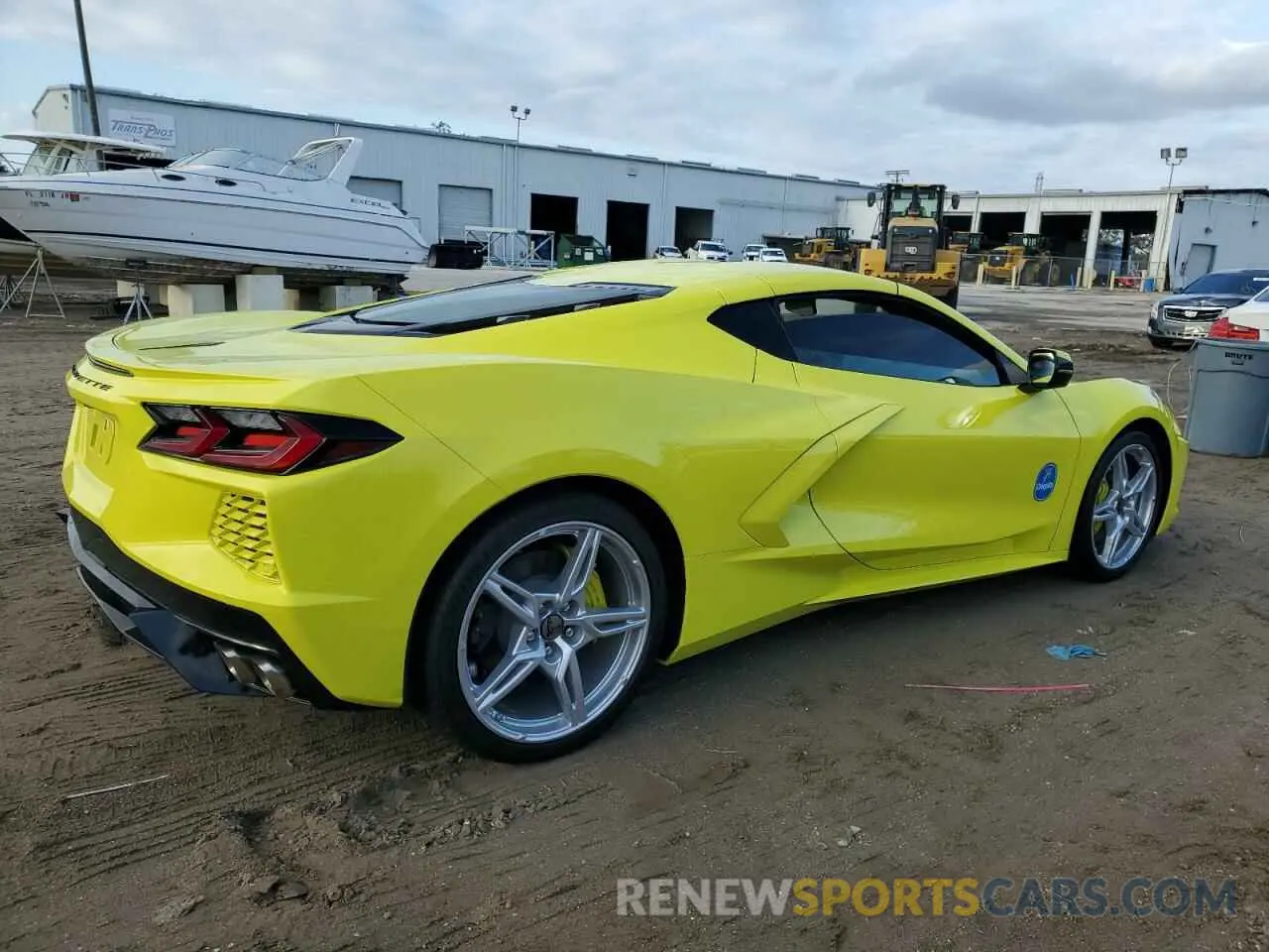 3 fotografías del automóvil dañado 1G1YA2D40N5116990 CHEVROLET CORVETTE 2022