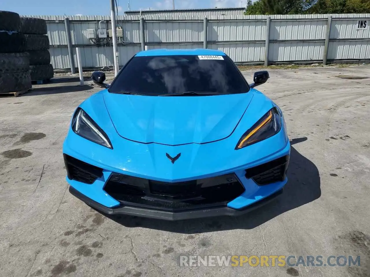 5 fotografías del automóvil dañado 1G1YB2D49N5115320 CHEVROLET CORVETTE 2022