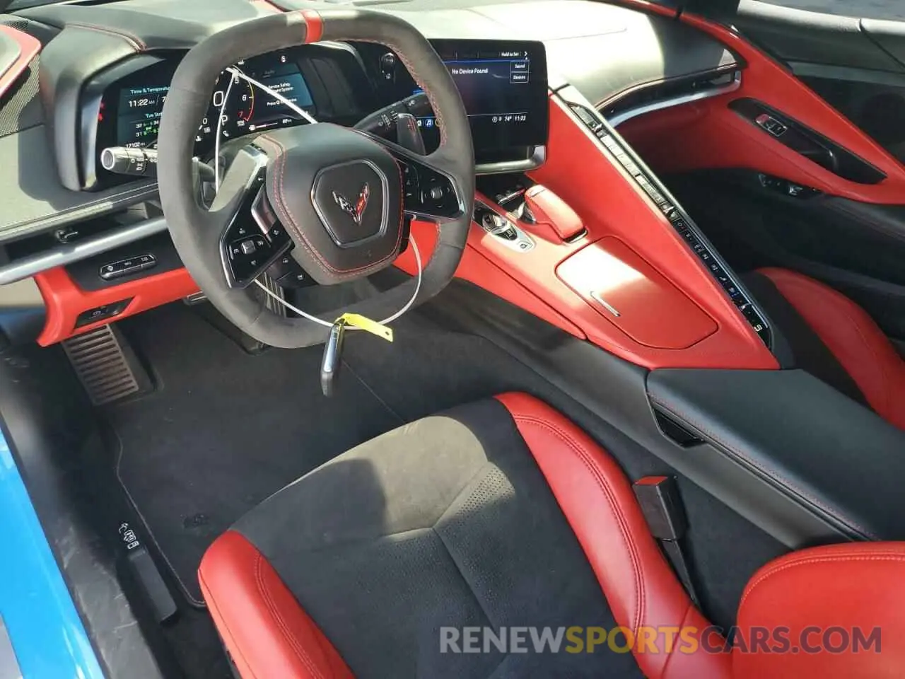 8 fotografías del automóvil dañado 1G1YB2D49N5115320 CHEVROLET CORVETTE 2022