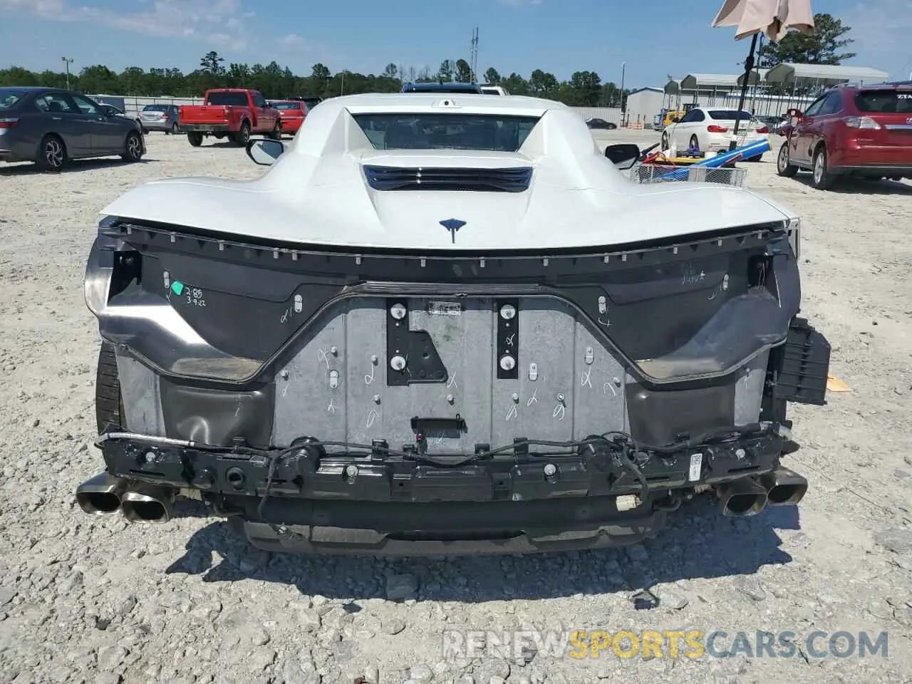 6 fotografías del automóvil dañado 1G1YB3D44N5119197 CHEVROLET CORVETTE 2022