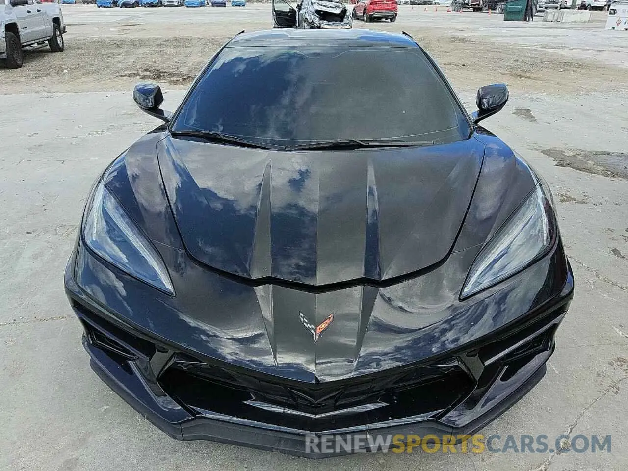 5 fotografías del automóvil dañado 1G1YC2D41N5105717 CHEVROLET CORVETTE 2022