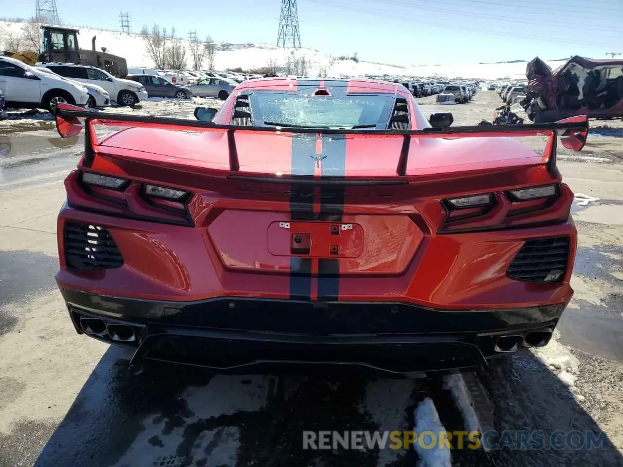 6 fotografías del automóvil dañado 1G1YC2D48N5112678 CHEVROLET CORVETTE 2022
