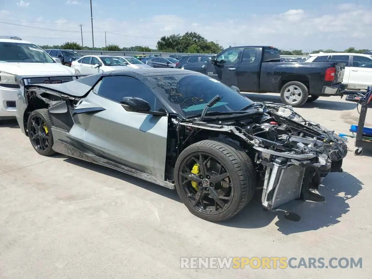 4 fotografías del automóvil dañado 1G1YC3D41N5102760 CHEVROLET CORVETTE 2022