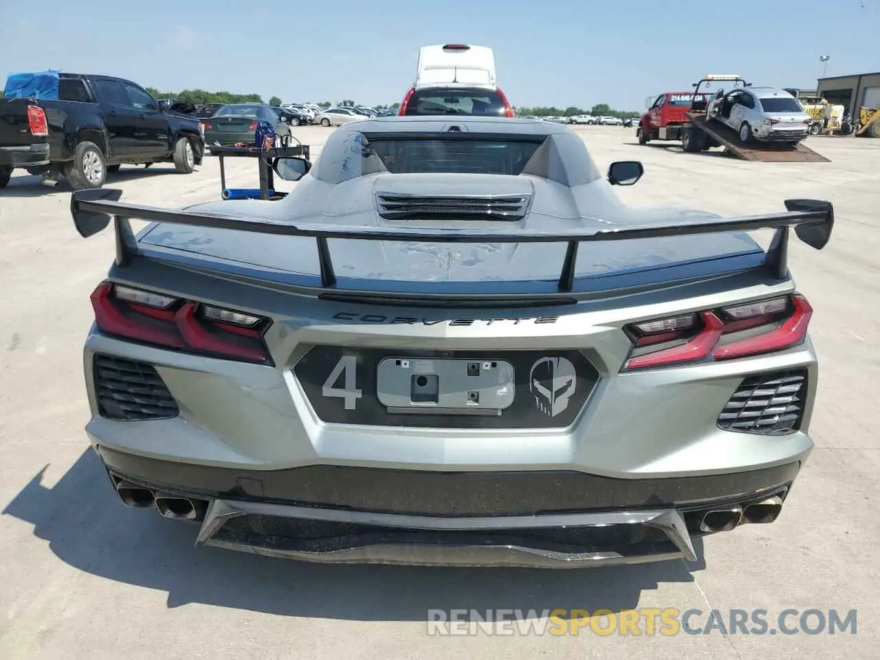 6 fotografías del automóvil dañado 1G1YC3D41N5102760 CHEVROLET CORVETTE 2022