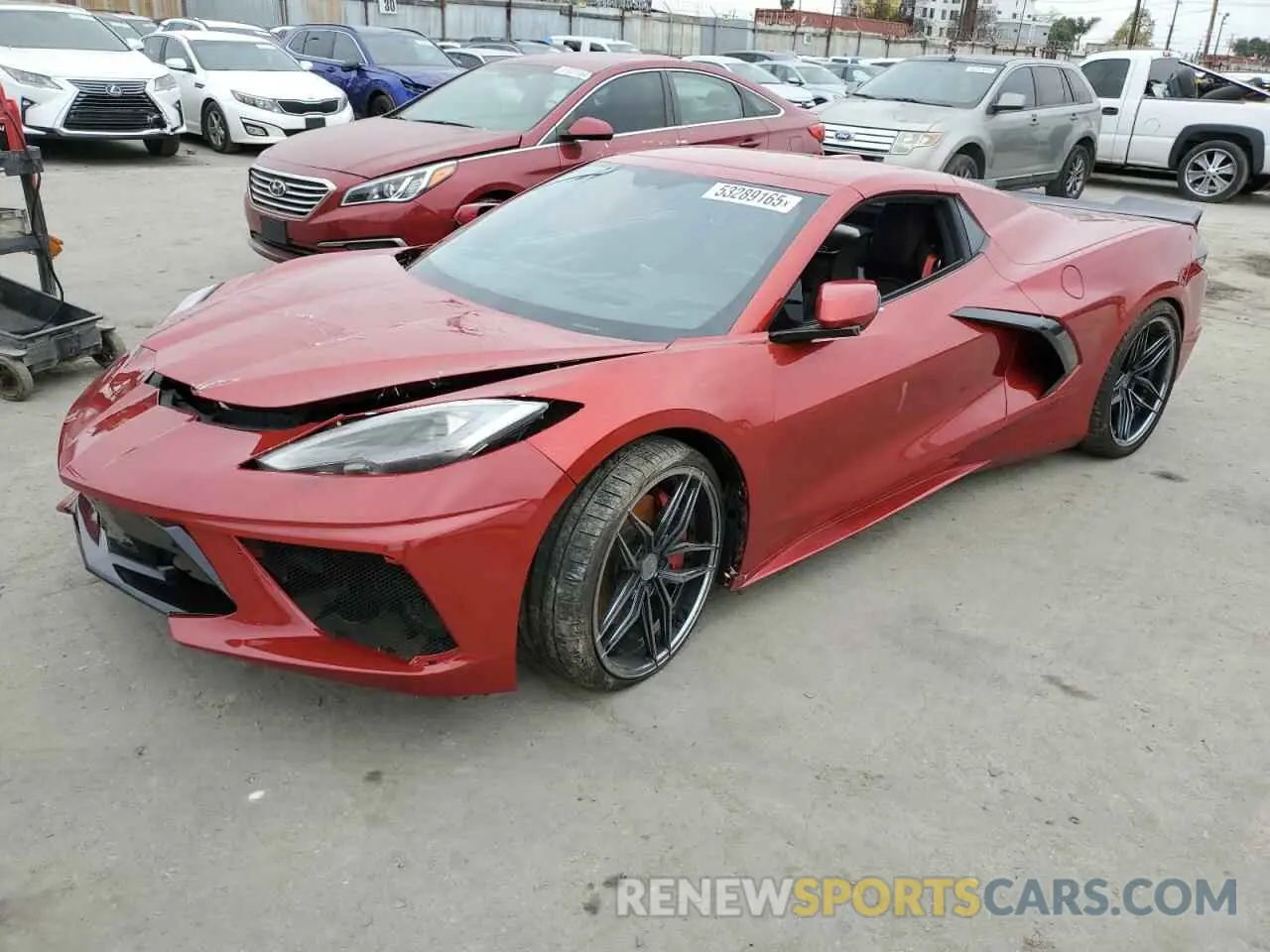 1 fotografías del automóvil dañado 1G1YC3D47N5114329 CHEVROLET CORVETTE 2022