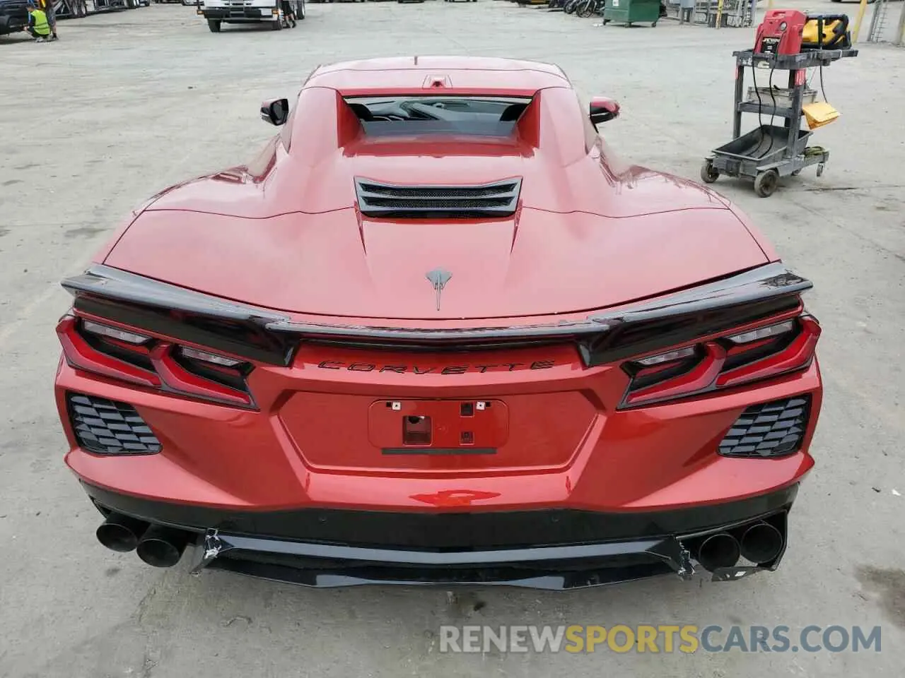 6 fotografías del automóvil dañado 1G1YC3D47N5114329 CHEVROLET CORVETTE 2022