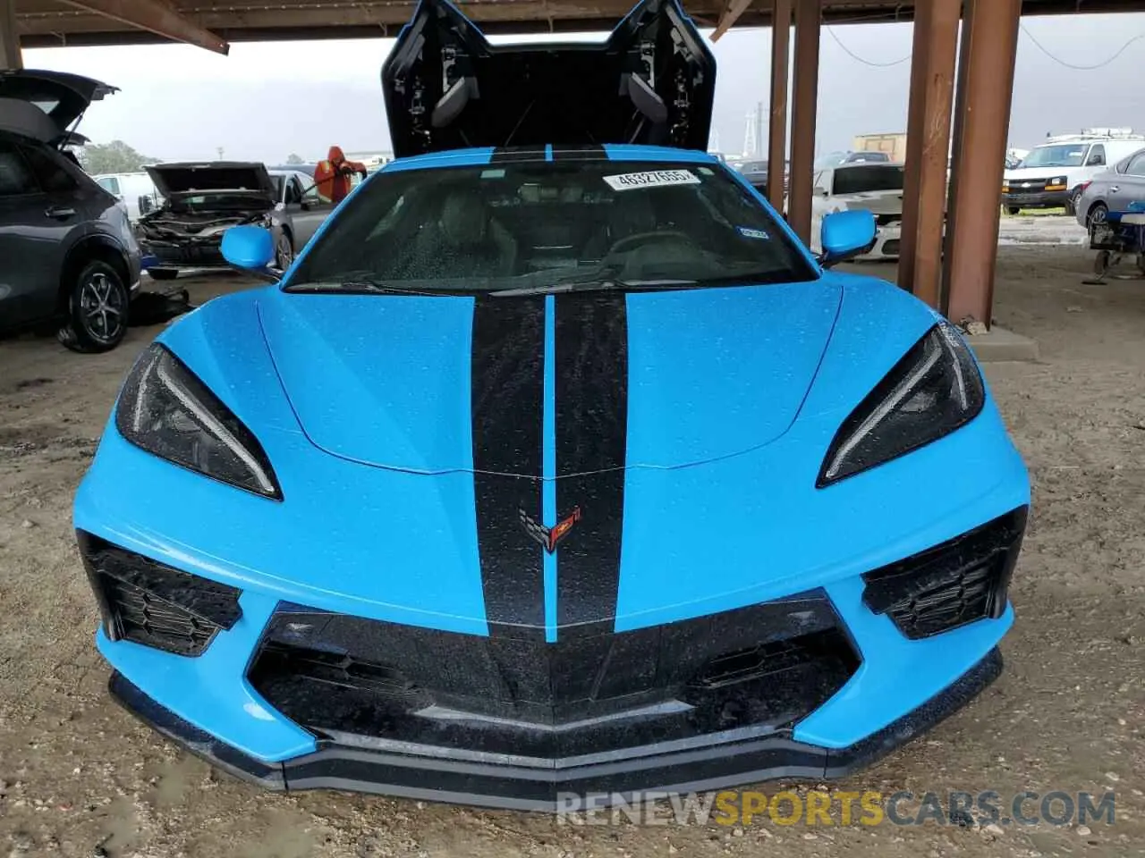5 fotografías del automóvil dañado 1G1YC3D47N5115044 CHEVROLET CORVETTE 2022