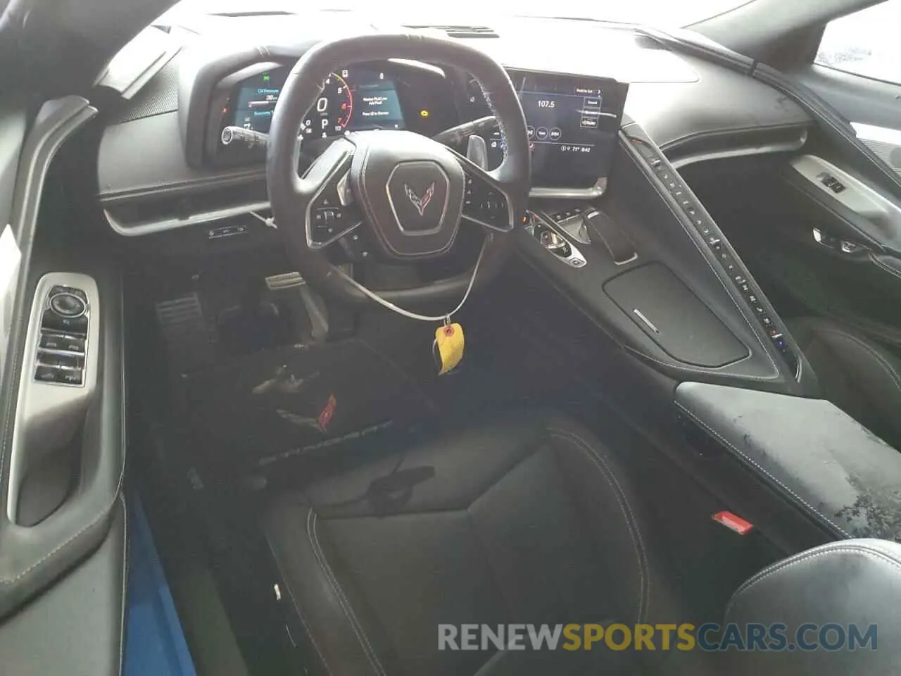 8 fotografías del automóvil dañado 1G1YC3D47N5115044 CHEVROLET CORVETTE 2022