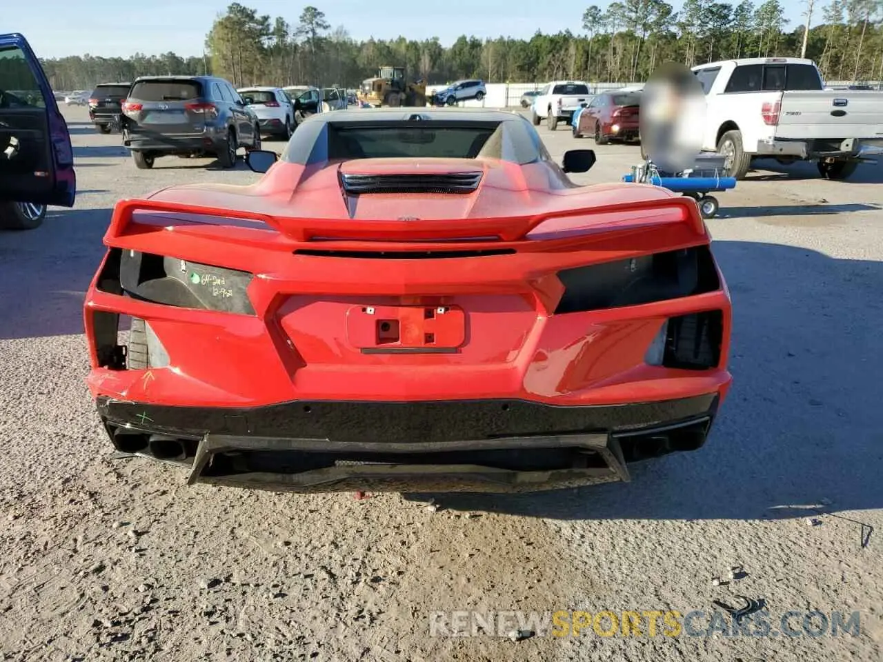 6 fotografías del automóvil dañado 1G1YC3D48N5111147 CHEVROLET CORVETTE 2022