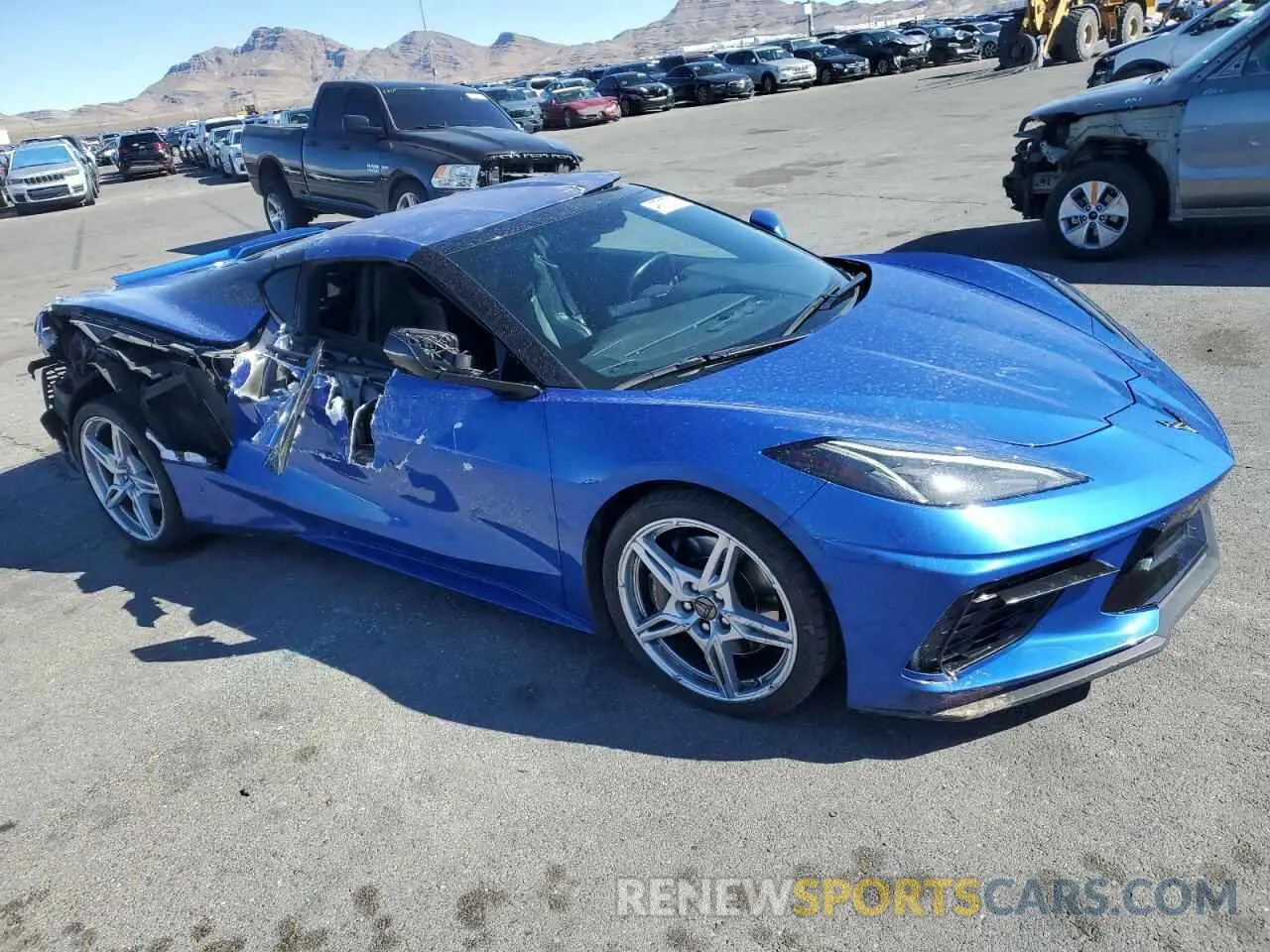 4 fotografías del automóvil dañado 1G1YA2D42P5110384 CHEVROLET CORVETTE 2023