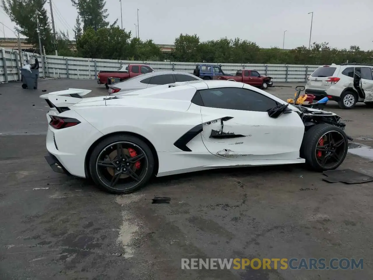 3 fotografías del automóvil dañado 1G1YA3D47P5111083 CHEVROLET CORVETTE 2023