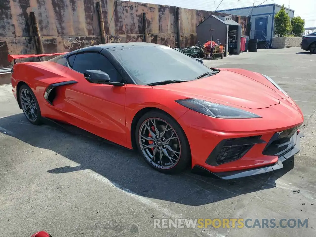 4 fotografías del automóvil dañado 1G1YB2D40P5137371 CHEVROLET CORVETTE 2023