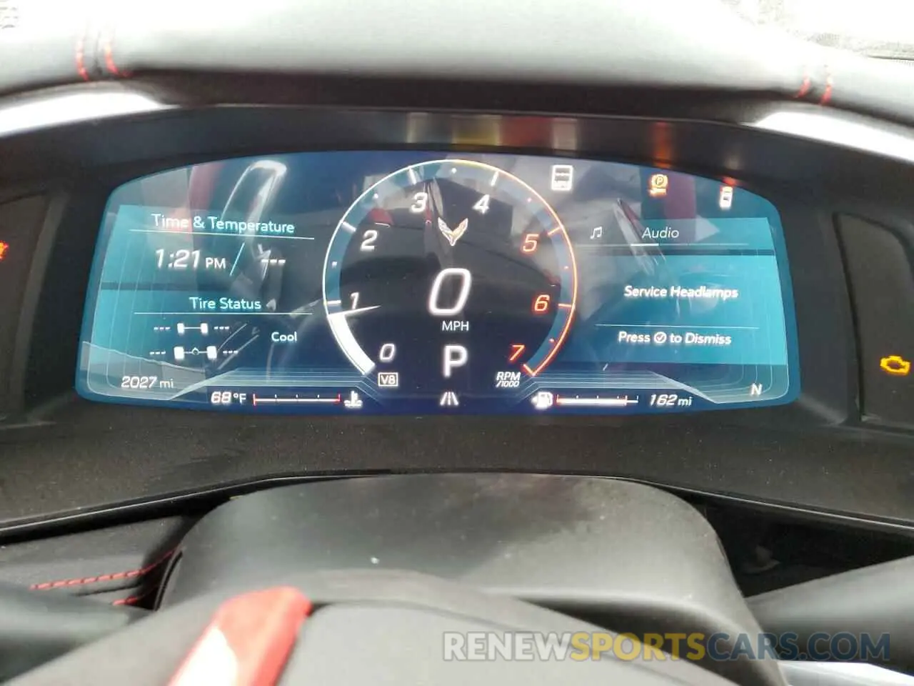 9 fotografías del automóvil dañado 1G1YB2D44P5116636 CHEVROLET CORVETTE 2023