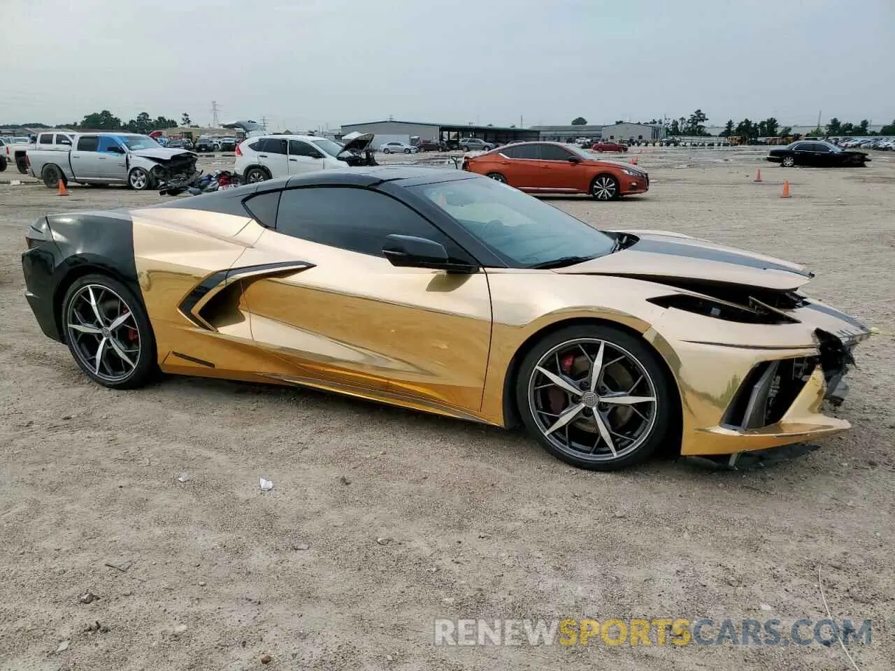 4 fotografías del automóvil dañado 1G1YB2D48P5112816 CHEVROLET CORVETTE 2023
