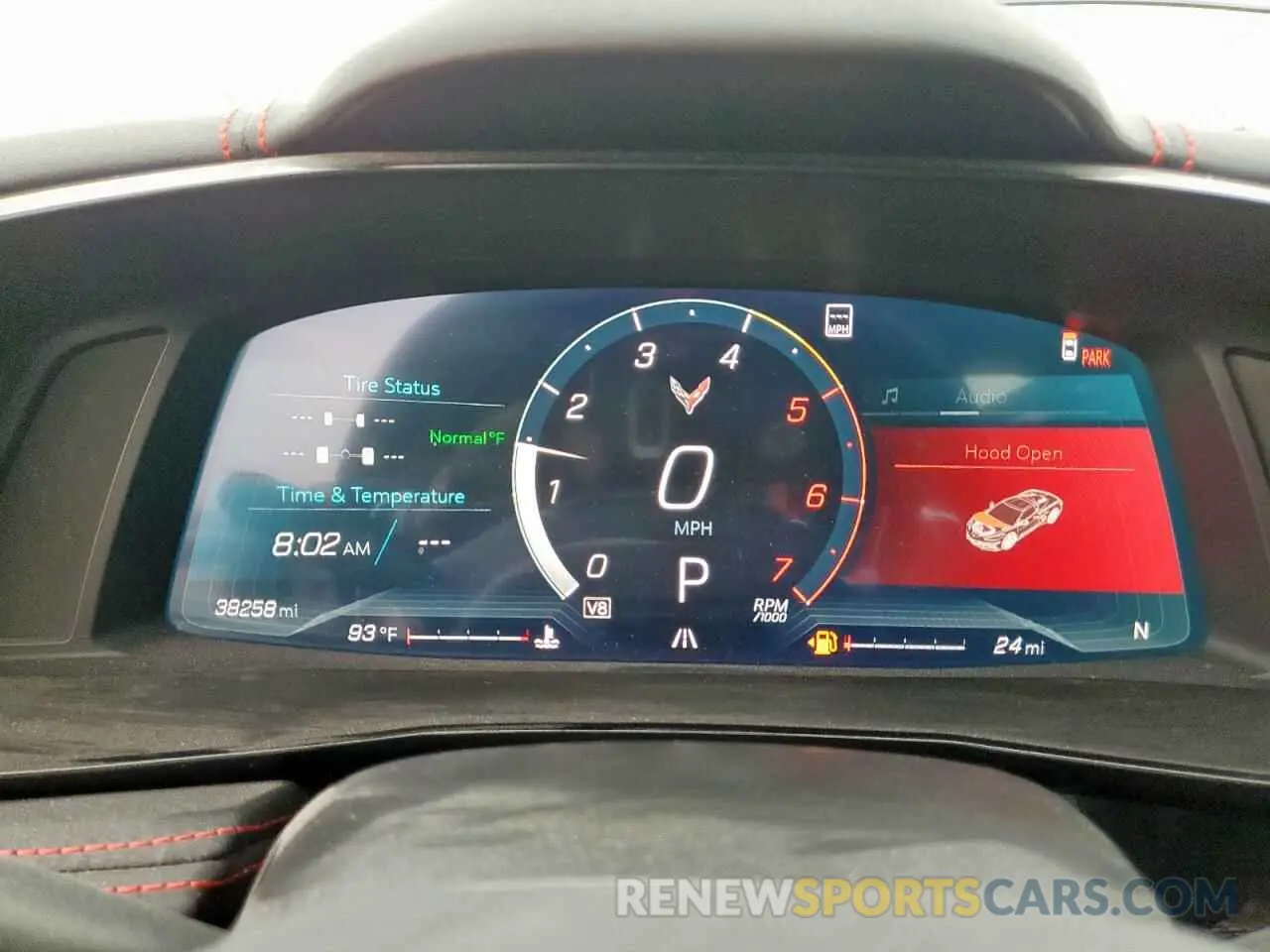 9 fotografías del automóvil dañado 1G1YB2D48P5112816 CHEVROLET CORVETTE 2023