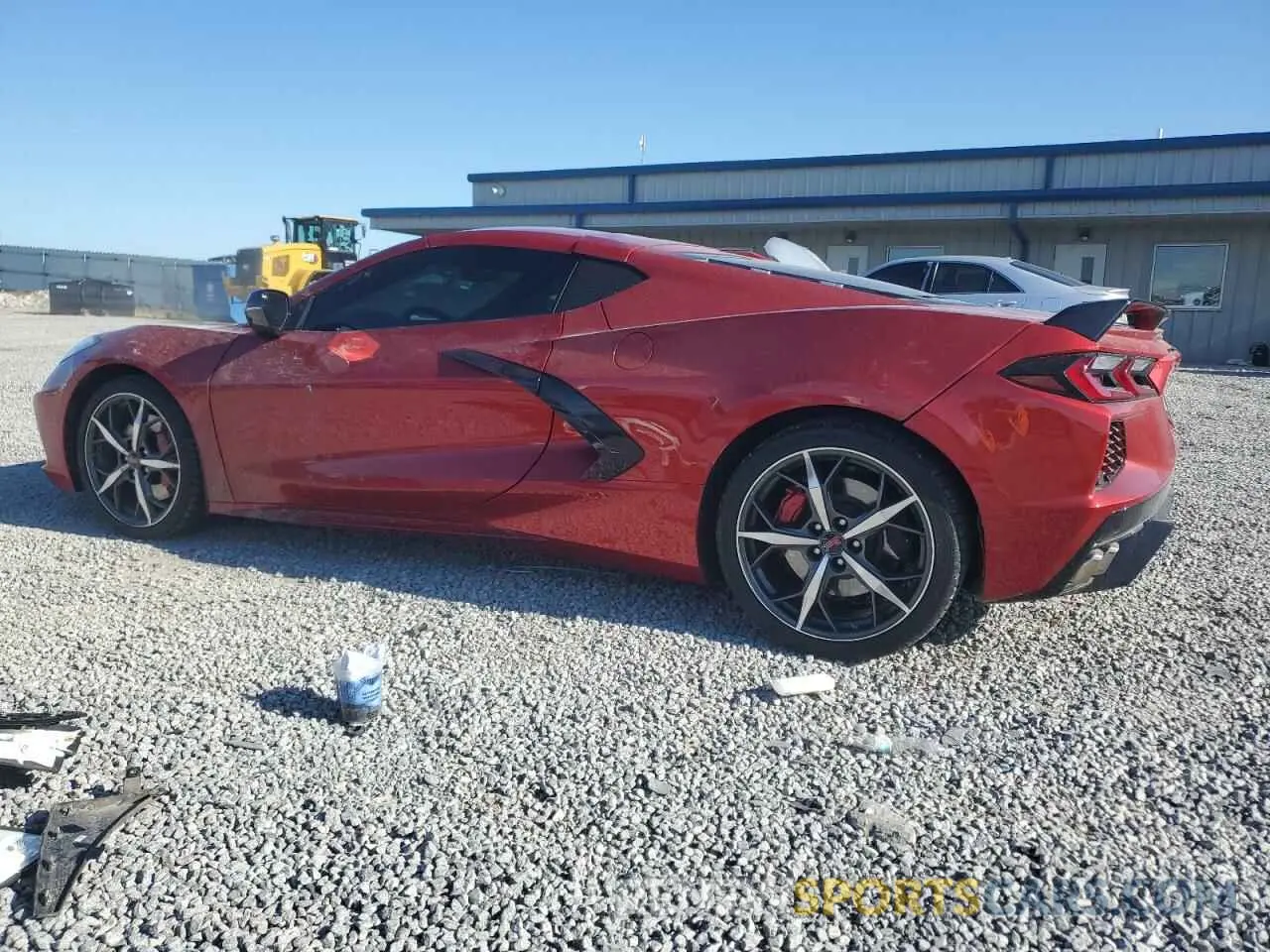 2 fotografías del automóvil dañado 1G1YC2D40P5102603 CHEVROLET CORVETTE 2023