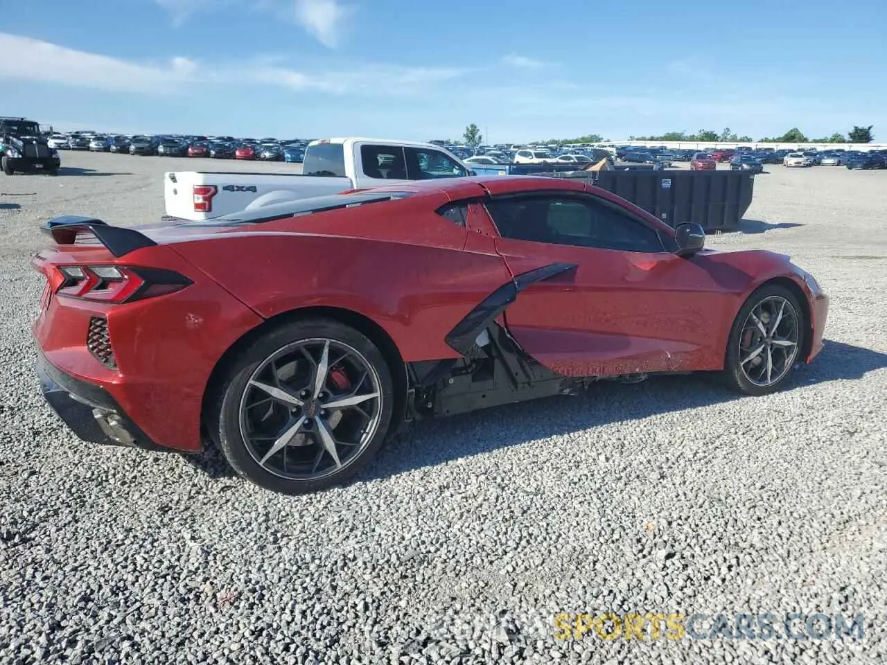 3 fotografías del automóvil dañado 1G1YC2D40P5102603 CHEVROLET CORVETTE 2023