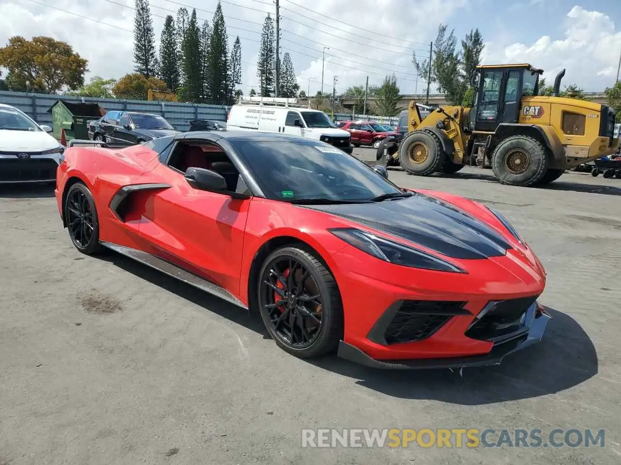 4 fotografías del automóvil dañado 1G1YC3D40P5103918 CHEVROLET CORVETTE 2023