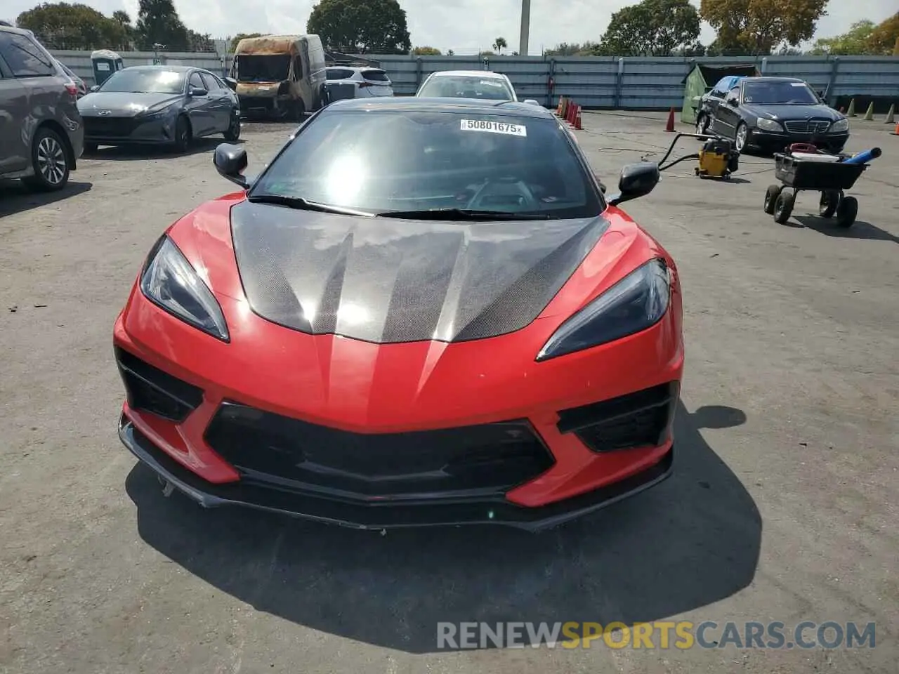 5 fotografías del automóvil dañado 1G1YC3D40P5103918 CHEVROLET CORVETTE 2023
