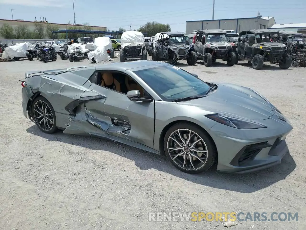 4 fotografías del automóvil dañado 1G1YC3D40P5132111 CHEVROLET CORVETTE 2023