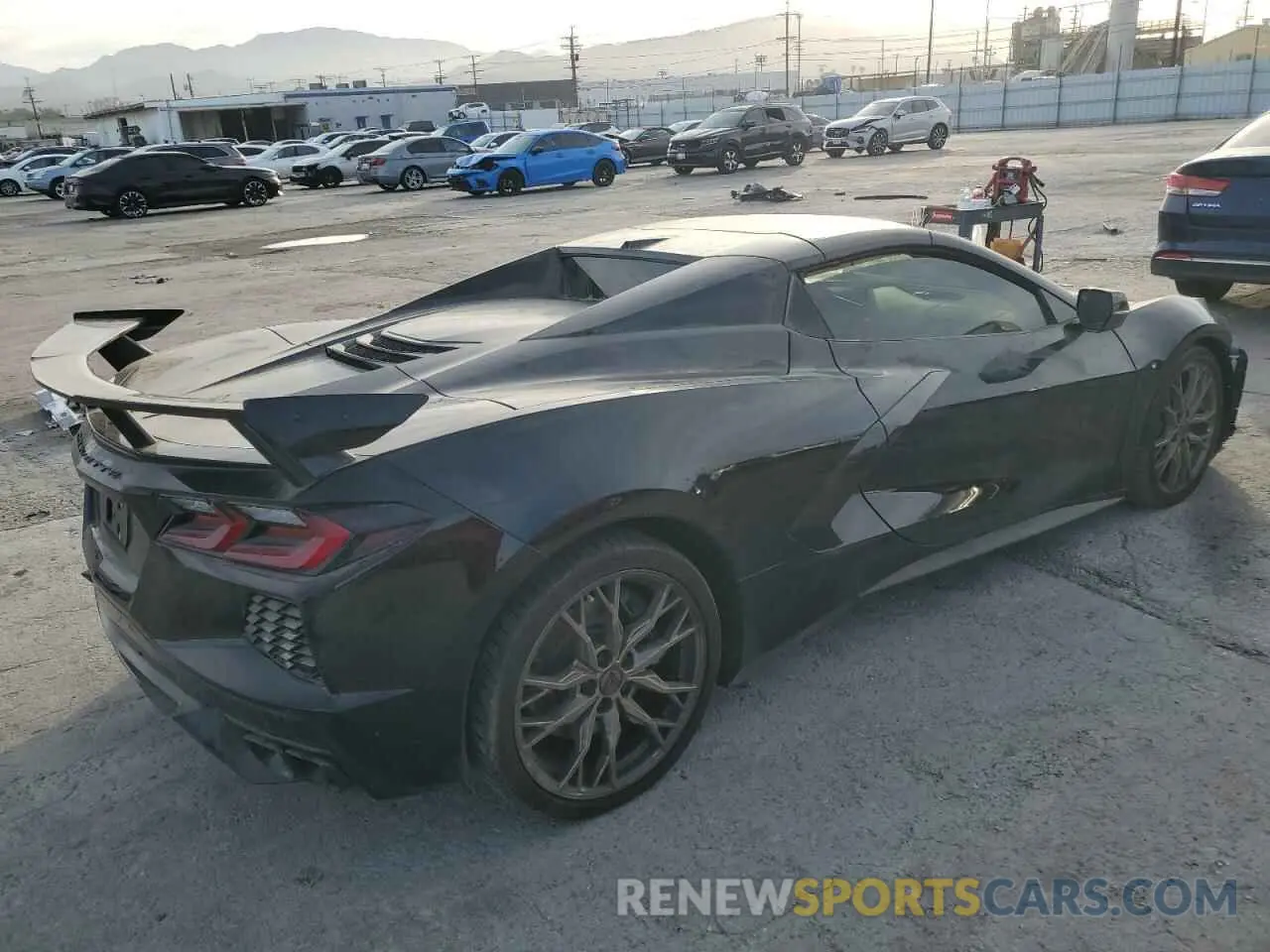 3 fotografías del automóvil dañado 1G1YC3D41P5141299 CHEVROLET CORVETTE 2023