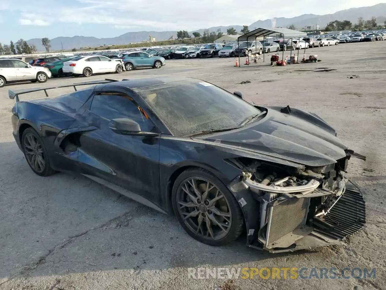 4 fotografías del automóvil dañado 1G1YC3D41P5141299 CHEVROLET CORVETTE 2023